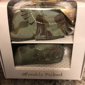 Freshly picked camp moccasin